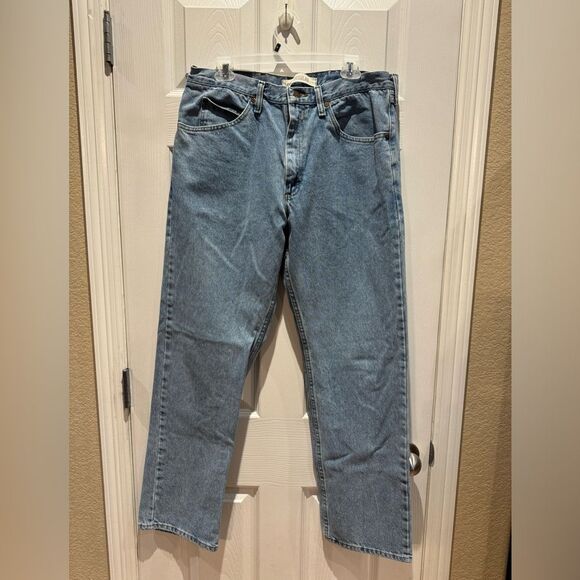 Lee Regular Fit Straight Leg Men's Denim Jeans Light Wash RN 130273. Size 36x32 - Picture 2 of 5